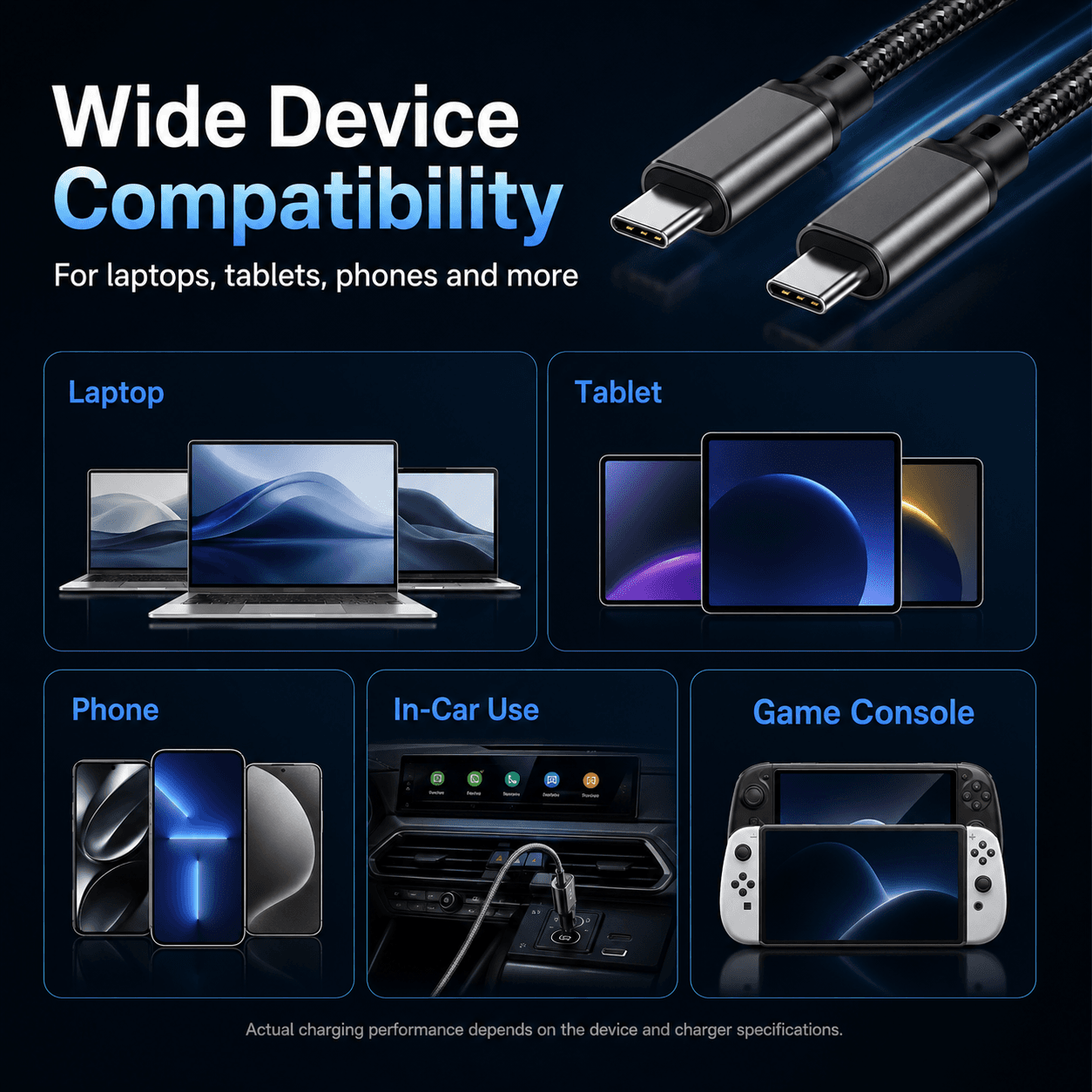 VT-PC-003 compatibility with USB-C charging devices