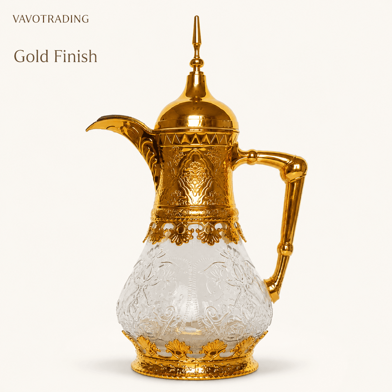 Gold SV-36 Arabic coffee and tea serving flask
