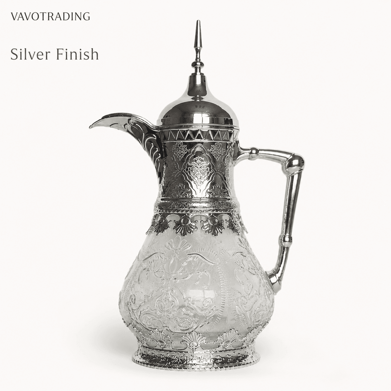 Silver SV-36 Arabic coffee and tea serving flask