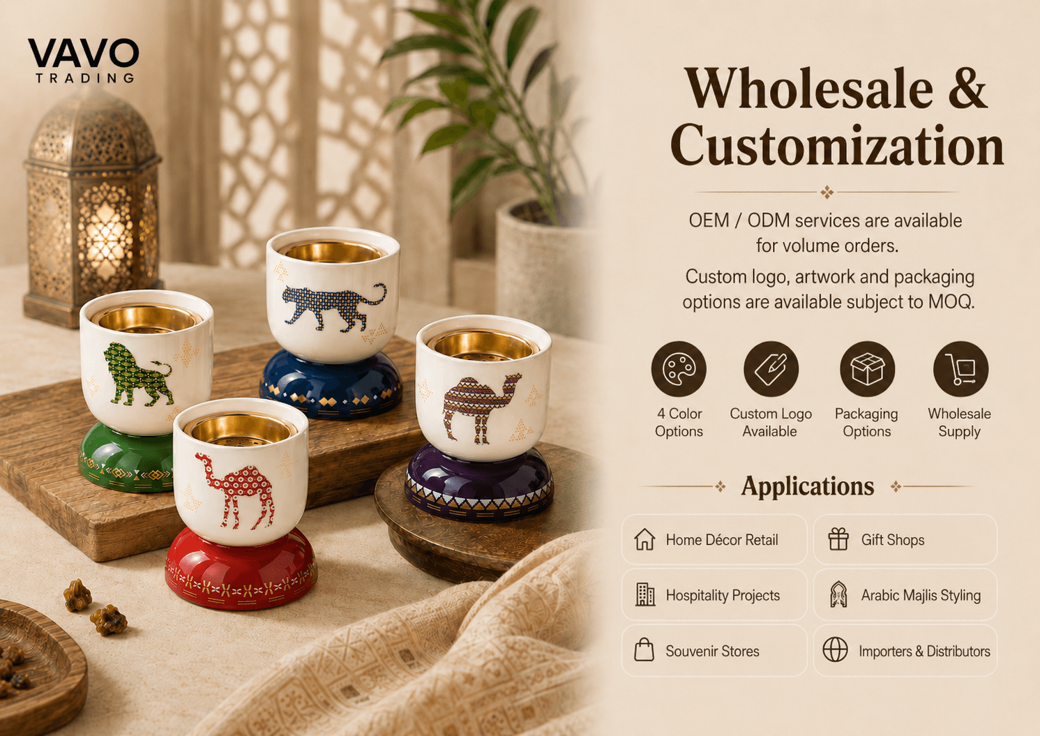 VT-KW-009 wholesale OEM ODM packaging and application options