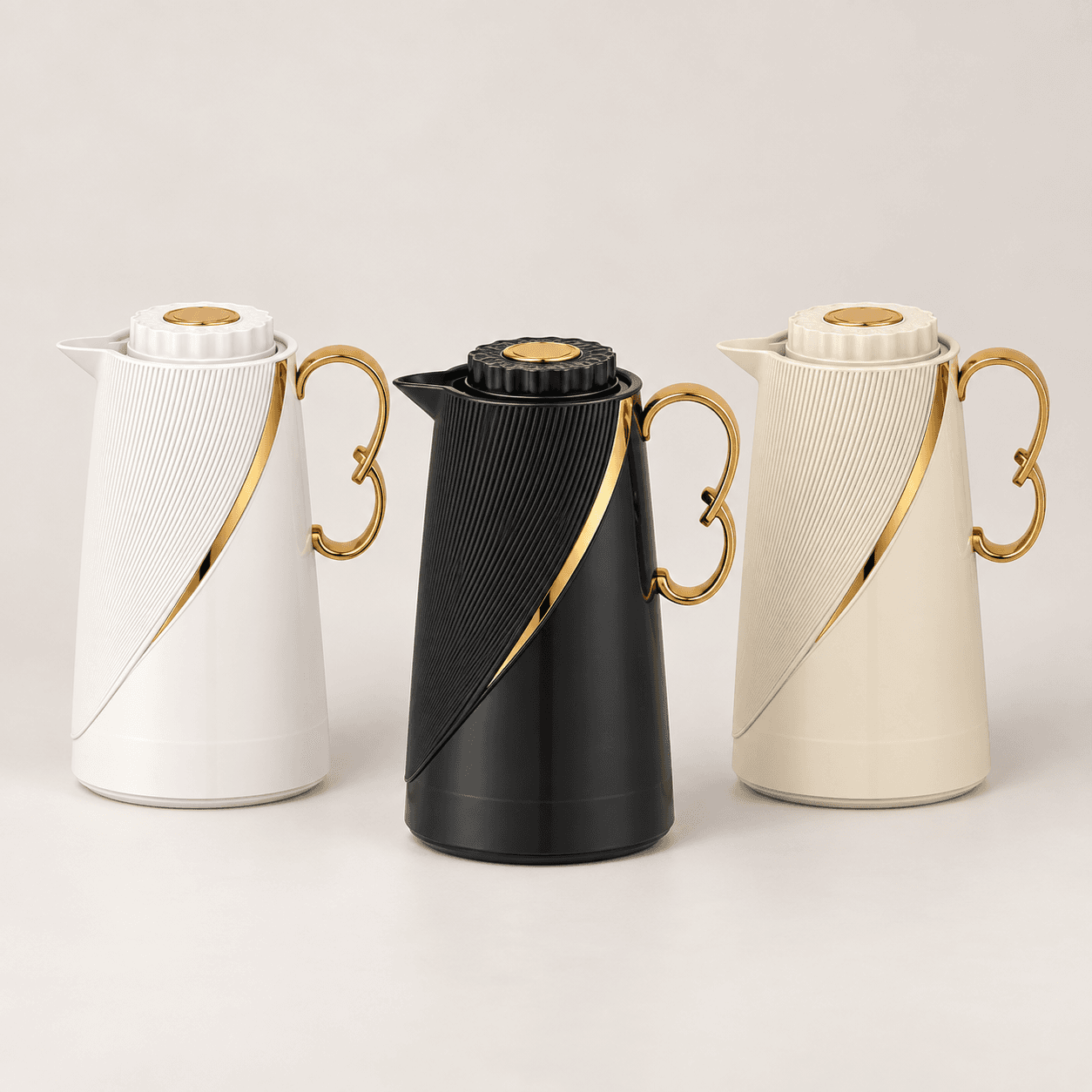 HL-1015 White / Black / Beige color options