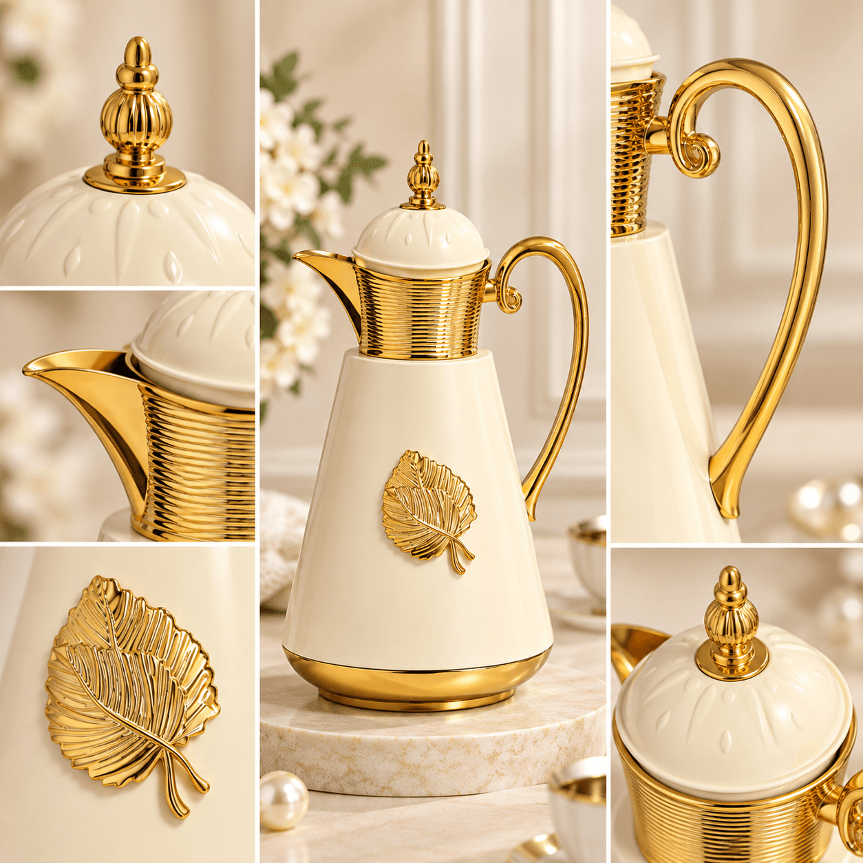 HL-1017 decorative gold-tone details